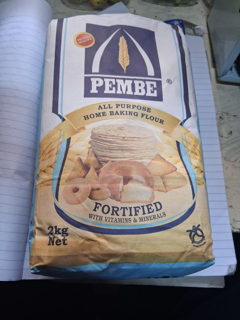 Pembe all-purpose home baking flour is used for baking products like chapati ,samosa, and maandazi