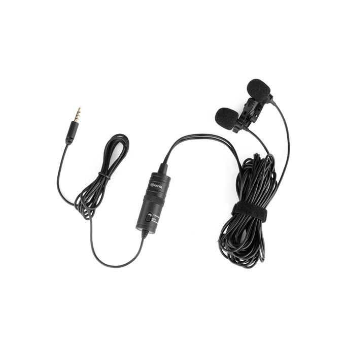 Professional Audio BOYA BY-M1DM Dual Mic Set For Smartphone, Camera, Video Recording