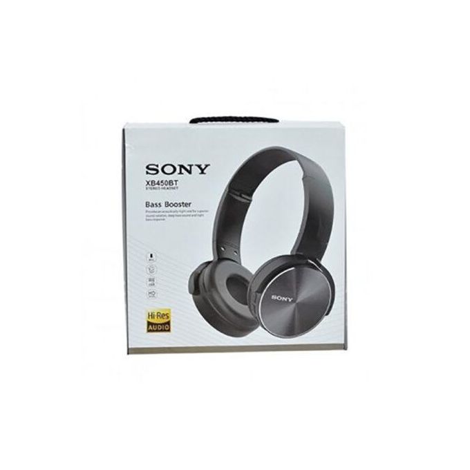 Sony xb450bt bass booster stereo wireless headphone