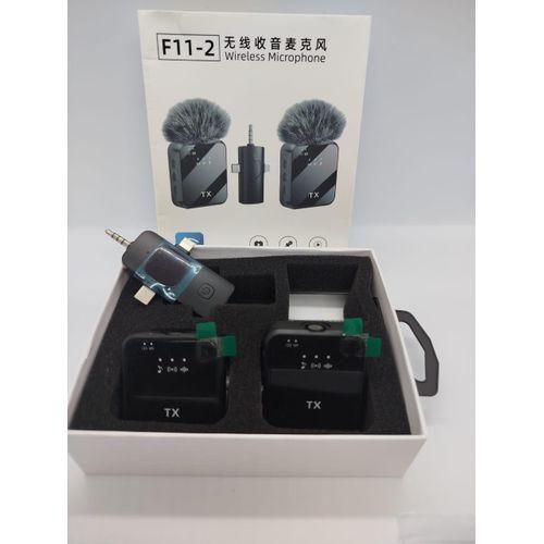 F11-2 Universal Wireless Microphone For Vlogging, Podcasting, And Content Creation Across Platforms