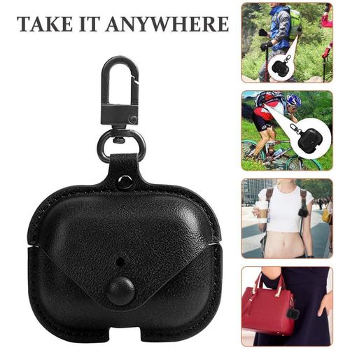 Leather Case For Apple AirPod Pro, Protective Air-pod Pro Case Cover Shockproof