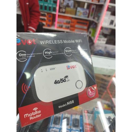 BVOT M88 4G/5G Portable Pocket Mifi – Universal Wifi Hotspot for Fast Data Connectivity with Airtel, Safaricom, and Telkom