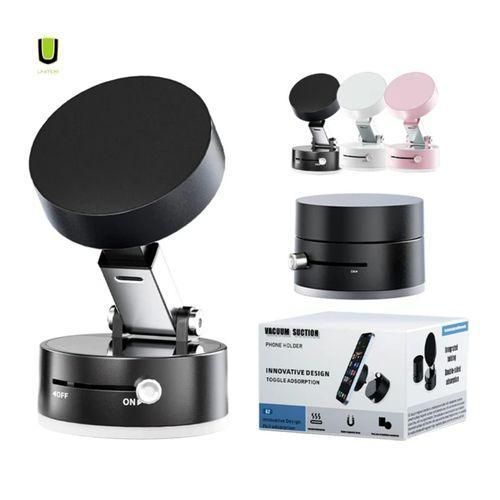 Ultra-Strong Magnetic Phone Holder uses vaccum suction– Hands-Free Car Mount, Desk & Wall Compatible – Secure Grip for All Phones