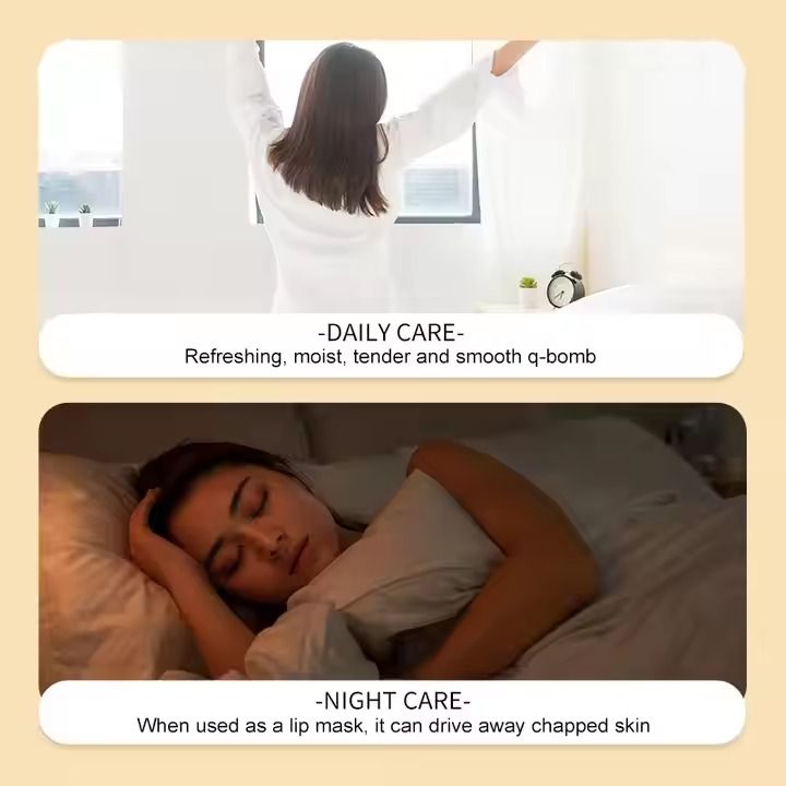 SADOER Lip Balm vitamin c moisturizing lips care organic sleeping mask beauty anti chapped lip balm view 5