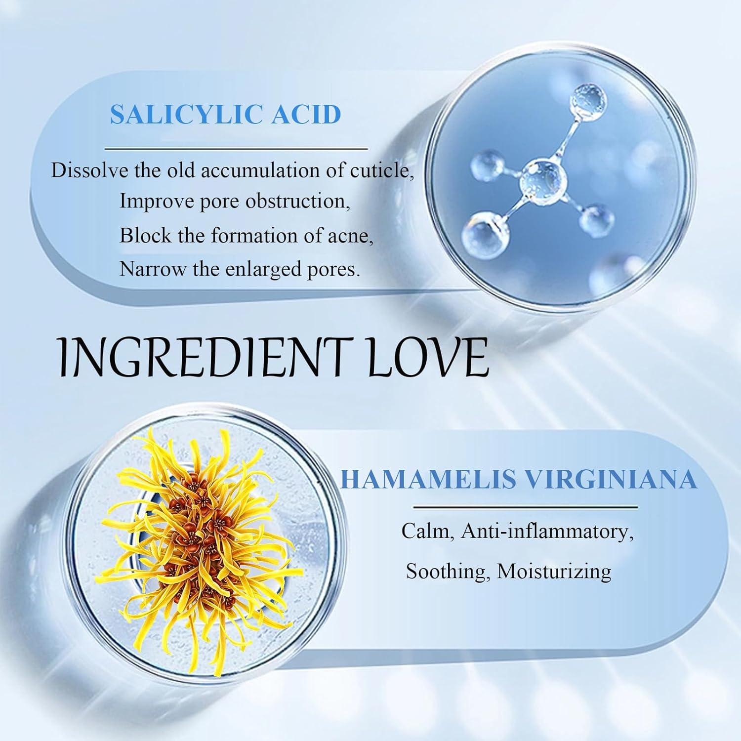(OFFER) 2 Pieces SADOER Salicylic Acid Acne Treatment Pimple remover Anti acne Shrink Pores Whitening facial mask acne cream Beauty and skin care health, Vitamin C Serum Complementary