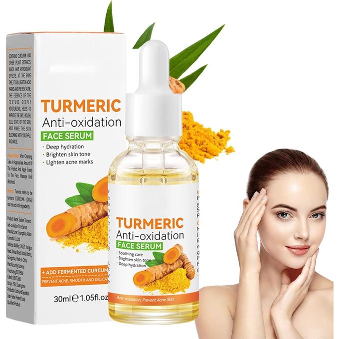 SADOER Tumeric moisturizing and skin glowing Skin Care Set: Turmeric Face Cream + Serum+ Toner + 3 Face Masks + Face Cleanser For Treating Dark Spots, Anti-wrinkles & Improving Skin Texture