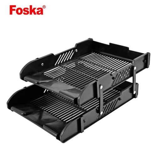 2-Tier Plastic Office Document Tray