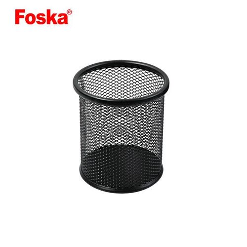 Round Mesh Pen Holder Cup