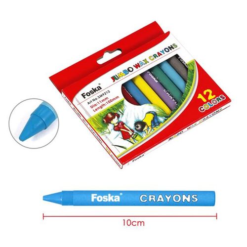 Jumbo Crayons - 12Pcs