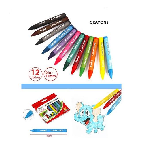 Jumbo Crayons - 12Pcs