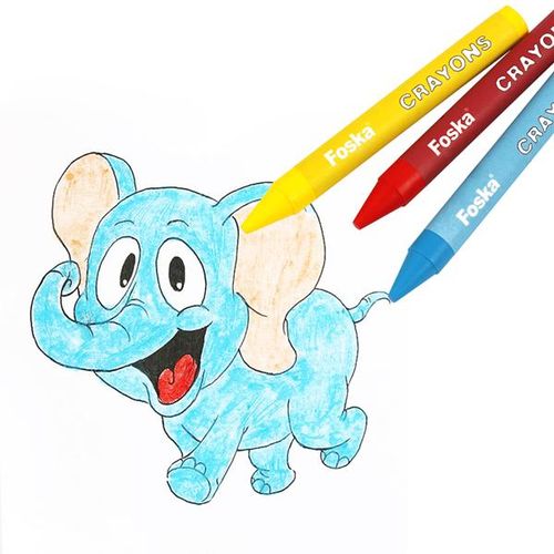 Jumbo Crayons - 12Pcs