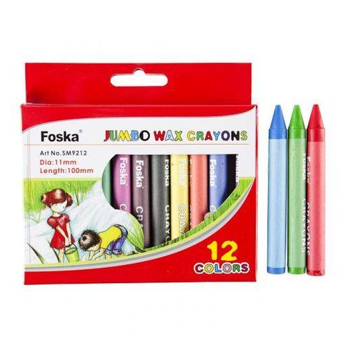 Jumbo Crayons - 12Pcs