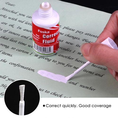 20ml Correction Fluid / Whiteout - 12Pcs (foska)