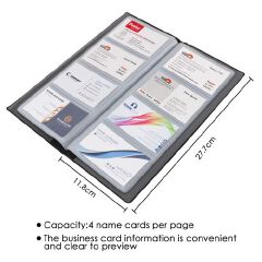 Business Card Holder (PVC)  - 64 Cards