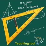 Classroom Geometry Set Square