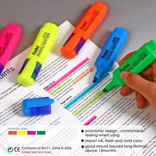 4  PCS HIGHLIGHTER SET ( 4 COLORS)