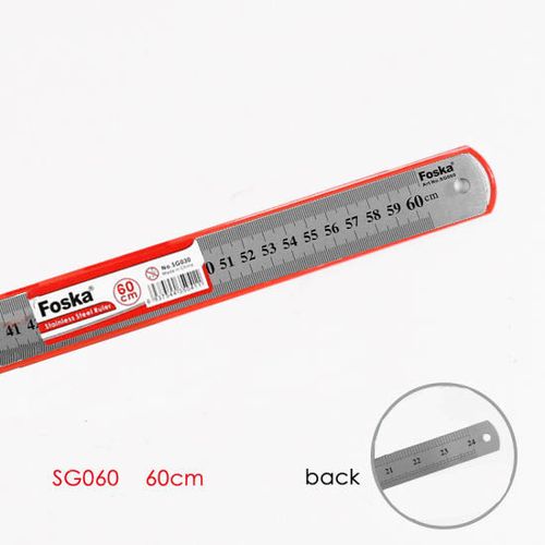 Best price for 60cm Stainless Steel Ruler Color-Gray Size-60 1000308782