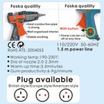 Hot Glue Gun + 12 Glue Sticks (20W)