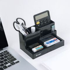 PLASTIC PEN AND PENCIL HOLDER - CONTAINER