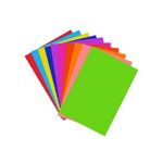 A4 Luminous Paper Assorted Color - 50 Pcs Pack (soft)