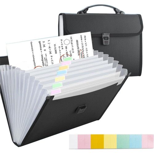 Expanding File Folder - 12 slots/Pockets