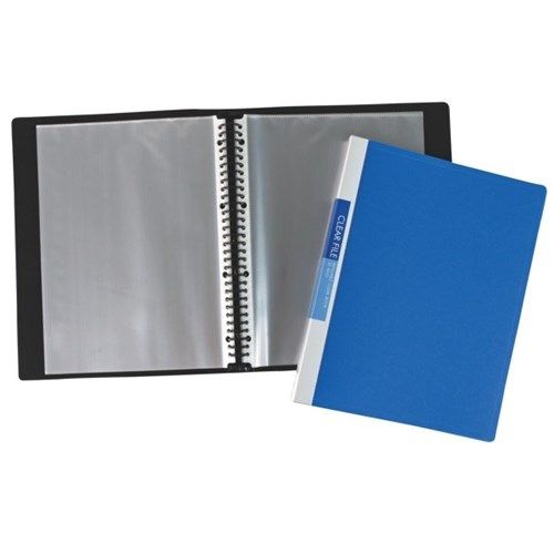 A4 Portfolio Binder with Plastic Sleeves, Pocket Portfolio Folder with Clear Sheet Protectors, Presentation Book for Artwork (A4 Display Clear Book)