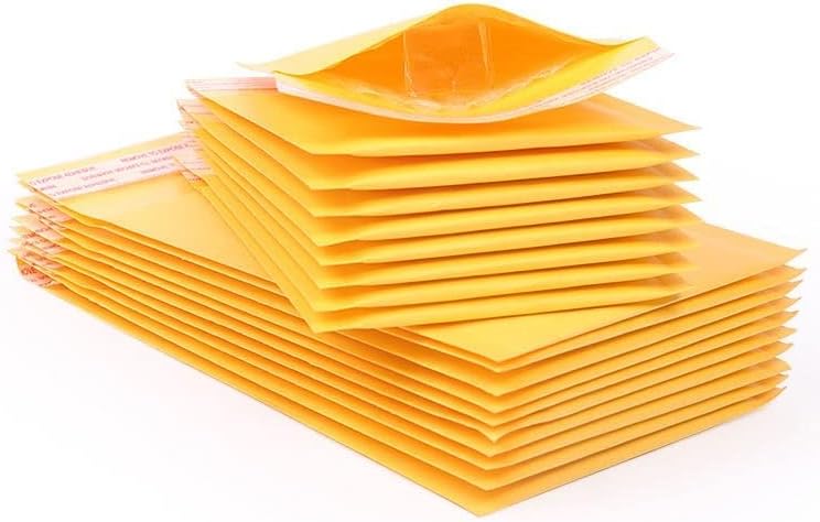 A3 Padded Envelopes, Gold Padded Bubble Envelopes for Packaging Postage Peel & Seal Shipping Bag Mailers Postal Wrap