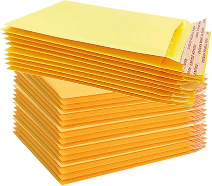 A3 Padded Envelopes, Gold Padded Bubble Envelopes for Packaging Postage Peel & Seal Shipping Bag Mailers Postal Wrap