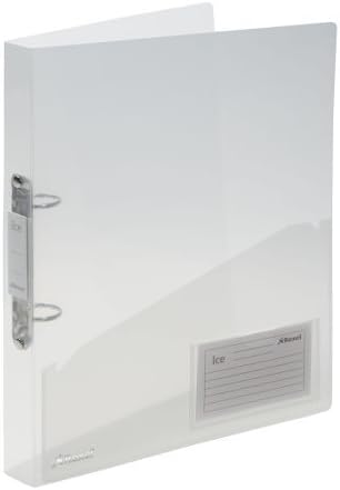 A4 Size Transparent 16 mm 2 Ring Binder, Refillable Paper Folder for School, Meetings, Office, Travel & Home