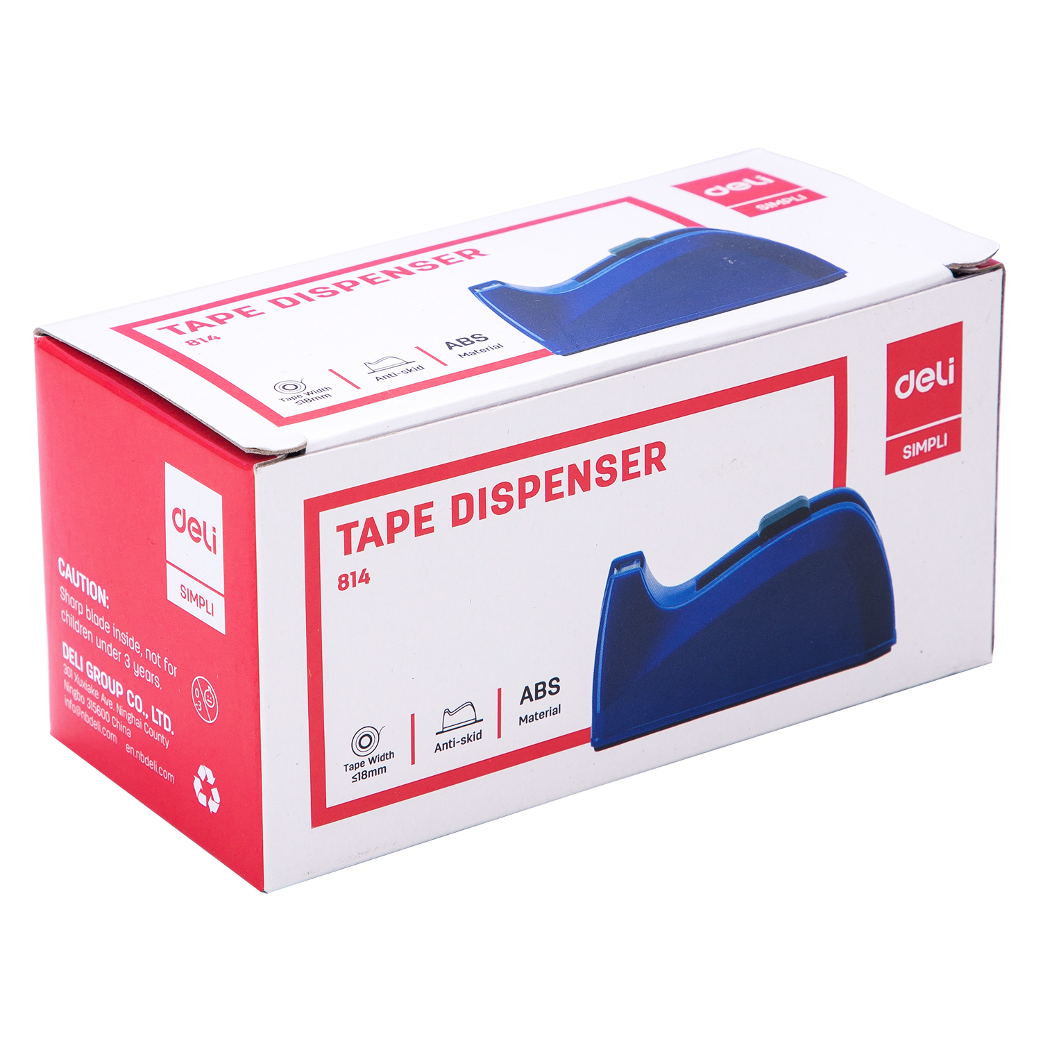 Deli E814 Packing scotch  Tape Dispenser, 120 mm x 57, Core size 60MM