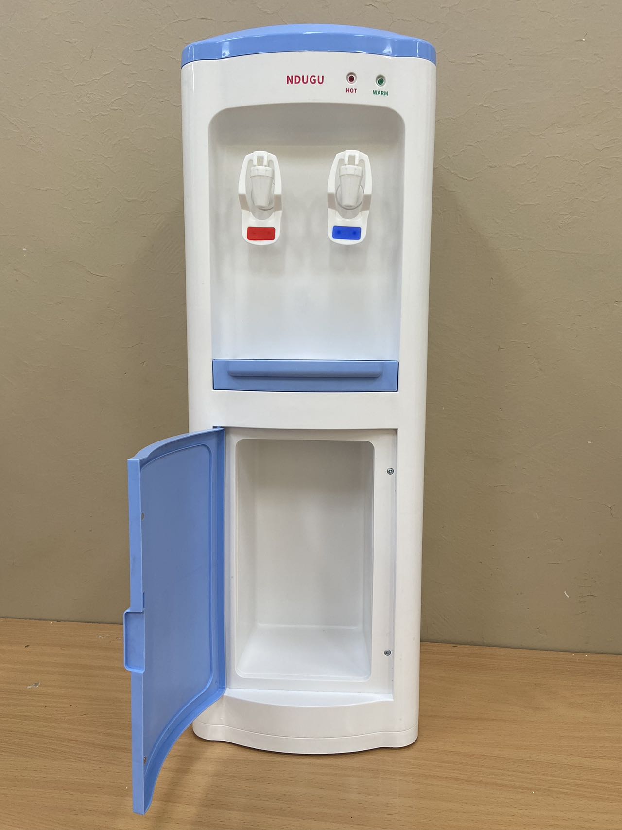 NDUGU W36 Household Appliance Hot and normal standing Water Dispenser with Storage Cabinet 2 Faucets Kitchen Appliance big size【HOT！】