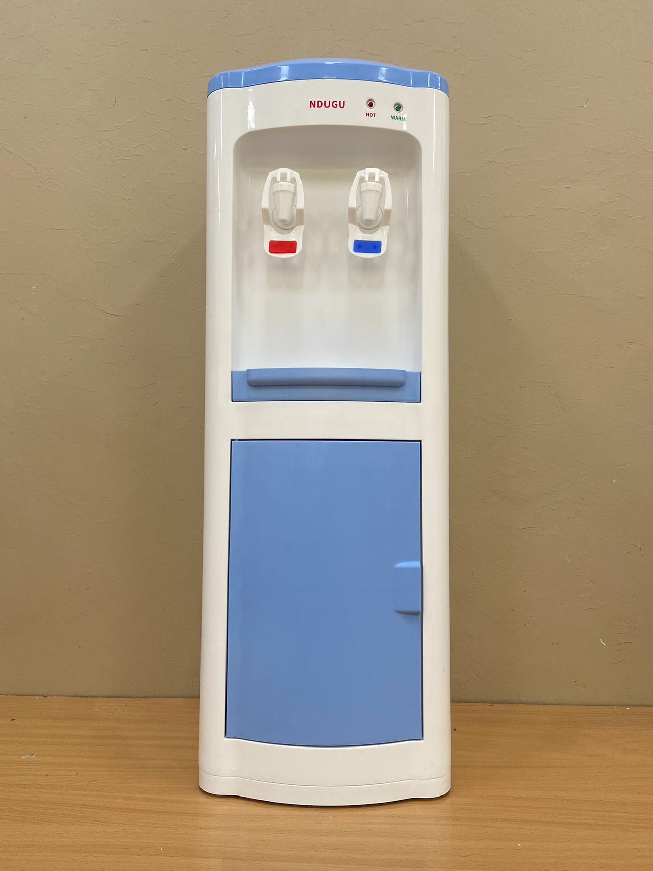 NDUGU W36 Household Appliance Hot and normal standing Water Dispenser with Storage Cabinet 2 Faucets Kitchen Appliance big size【HOT！】