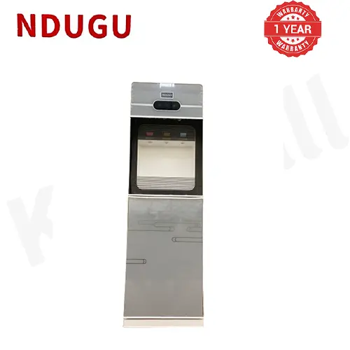 NDUGU W39 3 Taps - Hot & Cold & Normal standing Water Dispenser with Storage Cabine ousehold Appliance 3 Faucets Kitchen Appliance big size