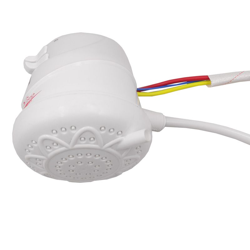 SINO Hot Water Shower For Fresh/Salty Water 3 Temperature SINO Instant Shower Electric Water Heater is the ideal option for a relaxing and economic bath.