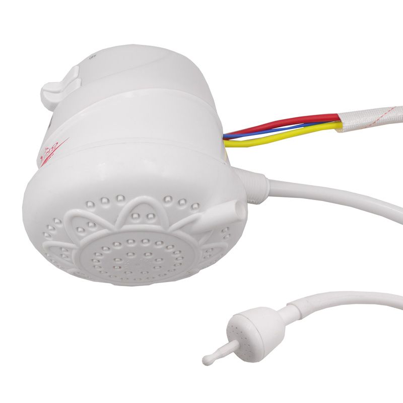 SINO Hot Water Shower For Fresh/Salty Water 3 Temperature SINO Instant Shower Electric Water Heater is the ideal option for a relaxing and economic bath.