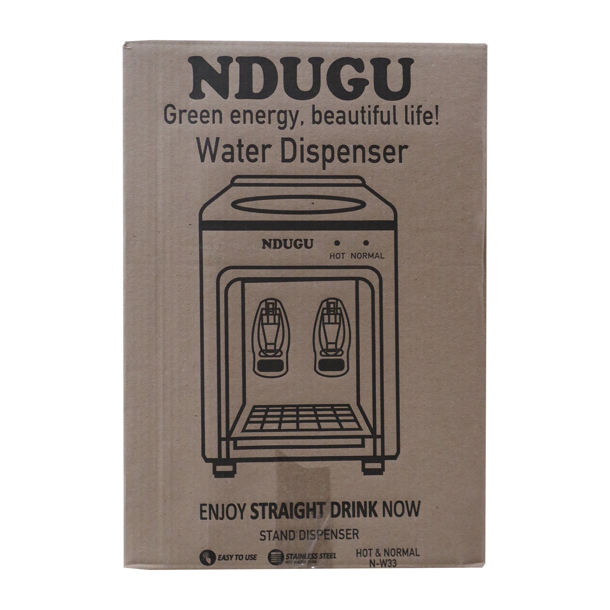 NDUGU W33 Water Dispenser Mini Desktop table top Water Dispenser for Home, Office, and Dormitory Use. Quick Heating,