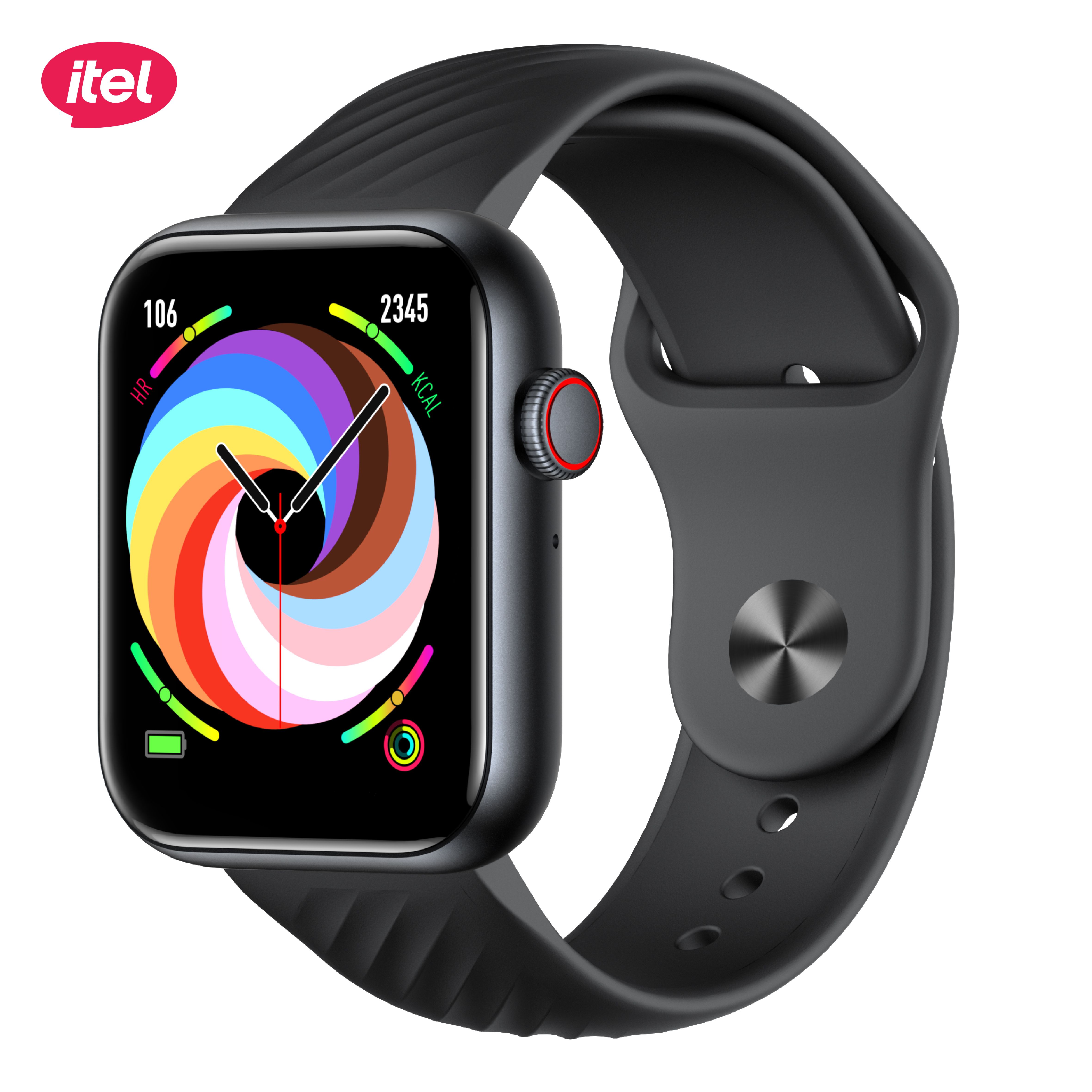 ( New Arrival ) Brand New Itel ISW-011 Bluetooth Call Waterproof Smart Watch Heart Rate/Blood Pressure/Blood Oxyge Monitor Smart Bracelet Wristband Fitness Tracker Men/Women Smart Watch