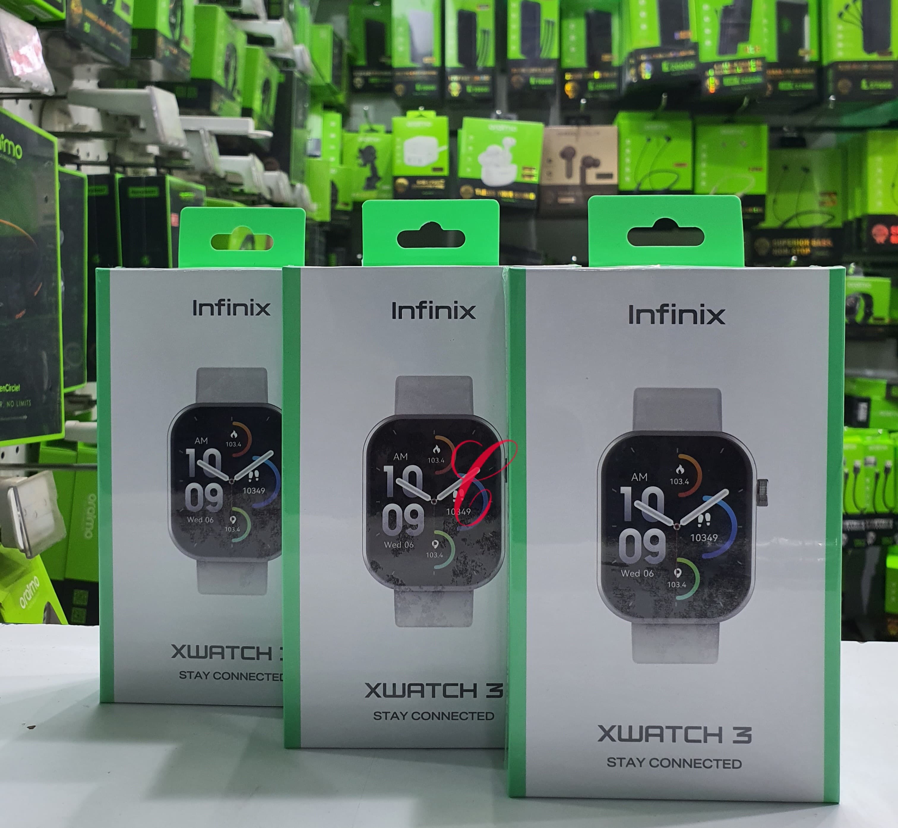 Infinix Xwatch 3 Smartwatch Clear Bluetooth Calling 7-10 days work time(BT Call Off) Waterproof IP68 My Health App Digital Crown Wireless Charge(TBD 4 1.43 AMOLED Display