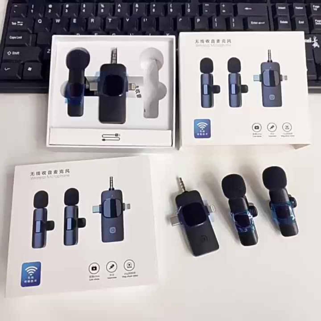 3 in 1 Double lapel Mic