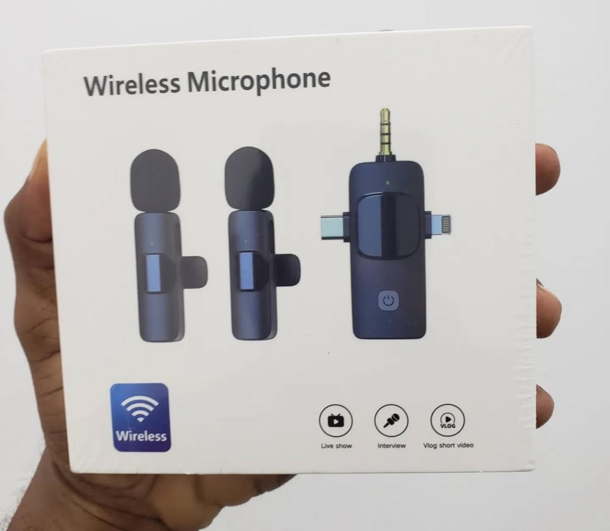 3 in 1 Double lapel Mic