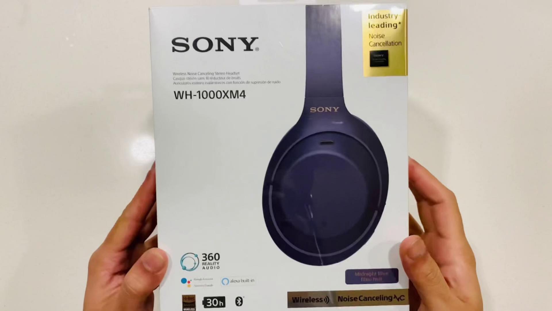 Sony WH 1000 mx4 wireless headphones -Noise canceling