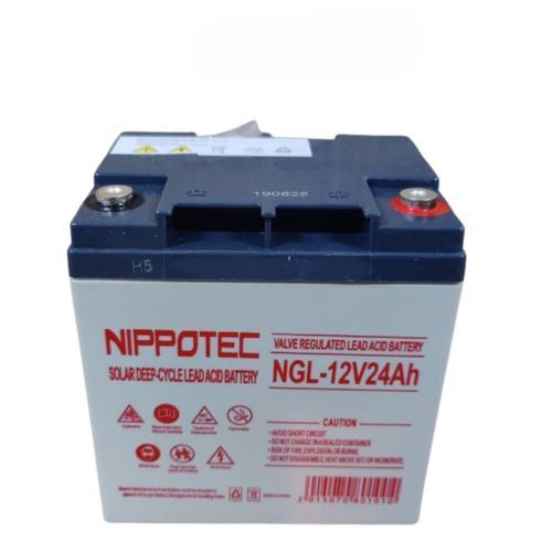 Nippotec 24 AH SOLAR BATTERY DEEP -CYCLE LEAD ACID