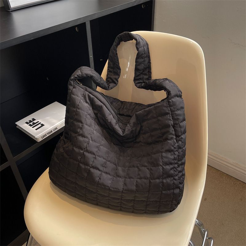 Large Size Women Handbag Lady  Shoulder Bag Ladies Handbags Sling Bags Hand Bags For Ladies Casual Soft Gift Big Capacity Space cotton bag Student Ins fashion Tote bag