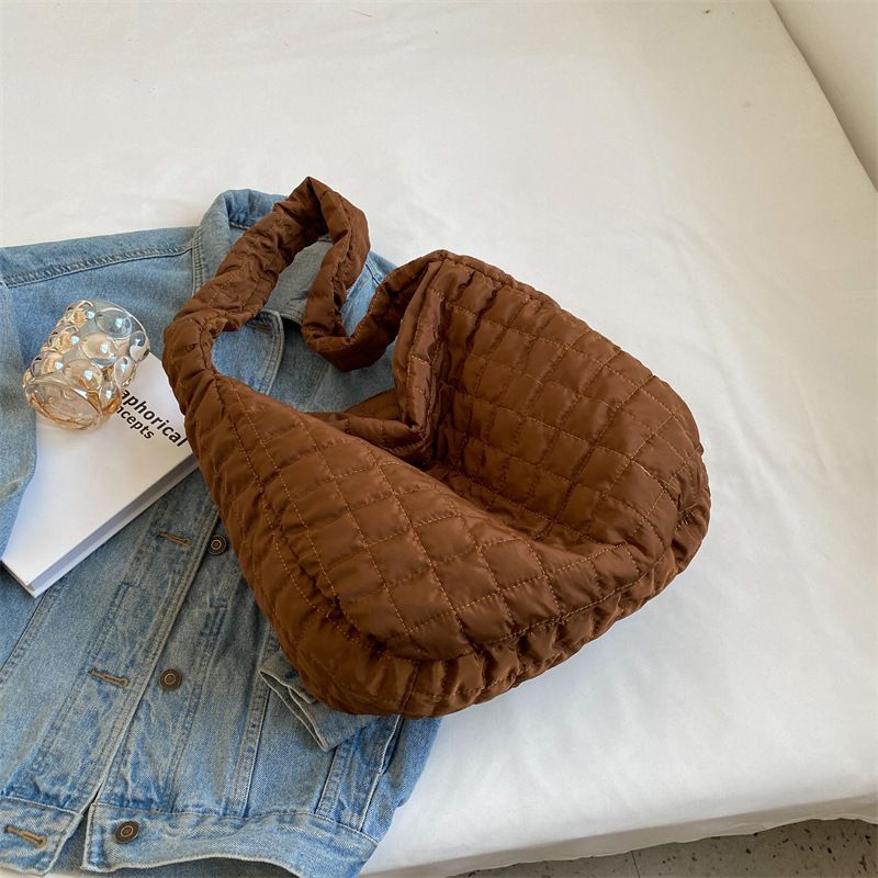 Large Size Women Handbag Lady  Shoulder Bag Ladies Handbags Sling Bags Hand Bags For Ladies Casual Soft Gift Big Capacity Space cotton bag Student Ins fashion Tote bag