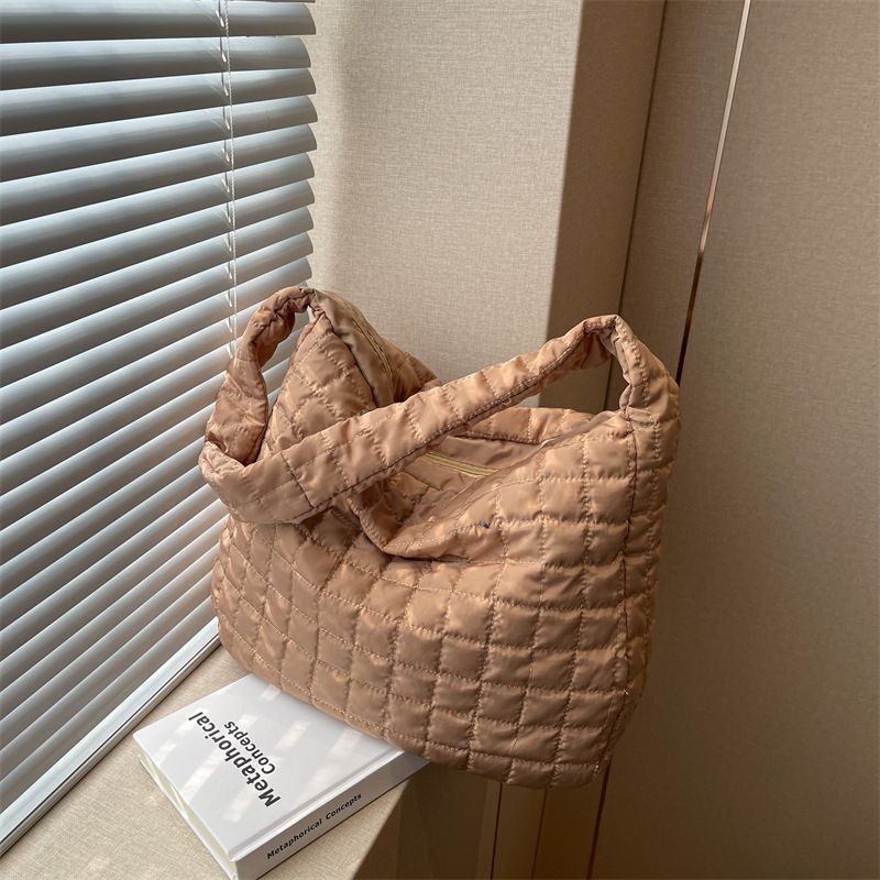 Large Size Women Handbag Lady  Shoulder Bag Ladies Handbags Sling Bags Hand Bags For Ladies Casual Soft Gift Big Capacity Space cotton bag Student Ins fashion Tote bag