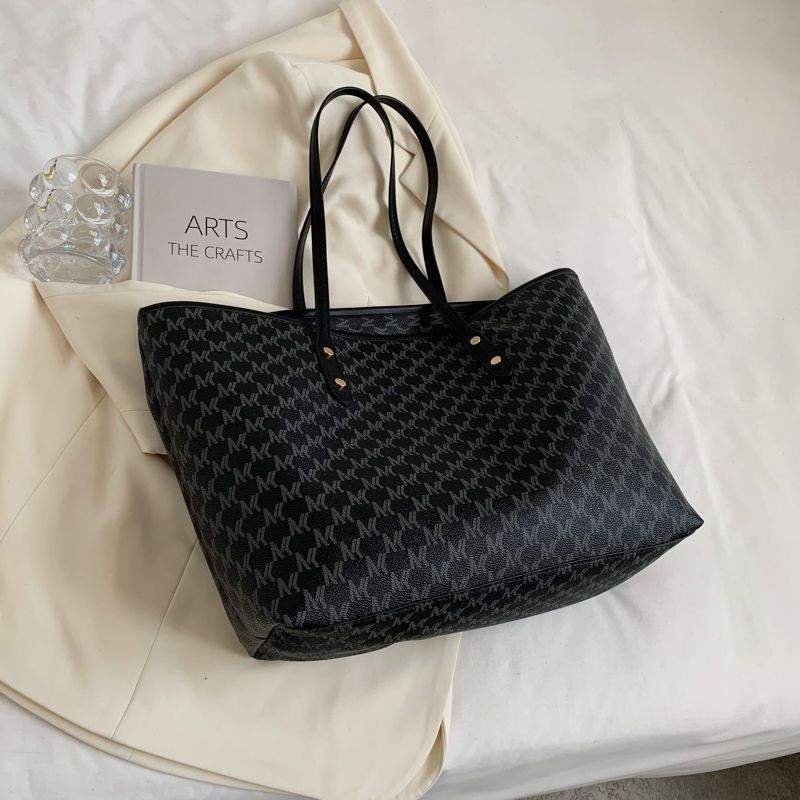 Large Bag New Trendy Light Luxury Women's Bag Shoulder Bag Handbag Large Capacity Commuter Versatile Handheld Tote bag Sales PU Bags Gifts