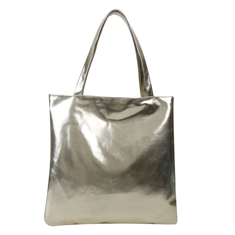 Laser bag, candy colored bag, women's handbag, college student's class, commuting tote bag, fashionable shopping bag, large capacity