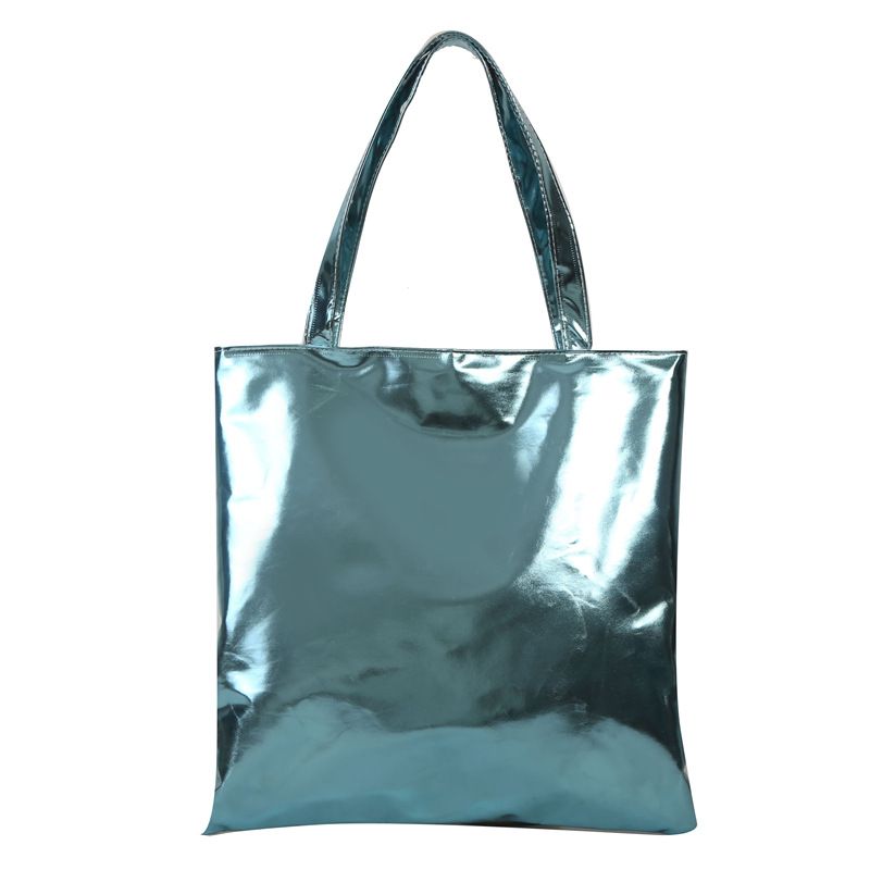 Laser bag, candy colored bag, women's handbag, college student's class, commuting tote bag, fashionable shopping bag, large capacity