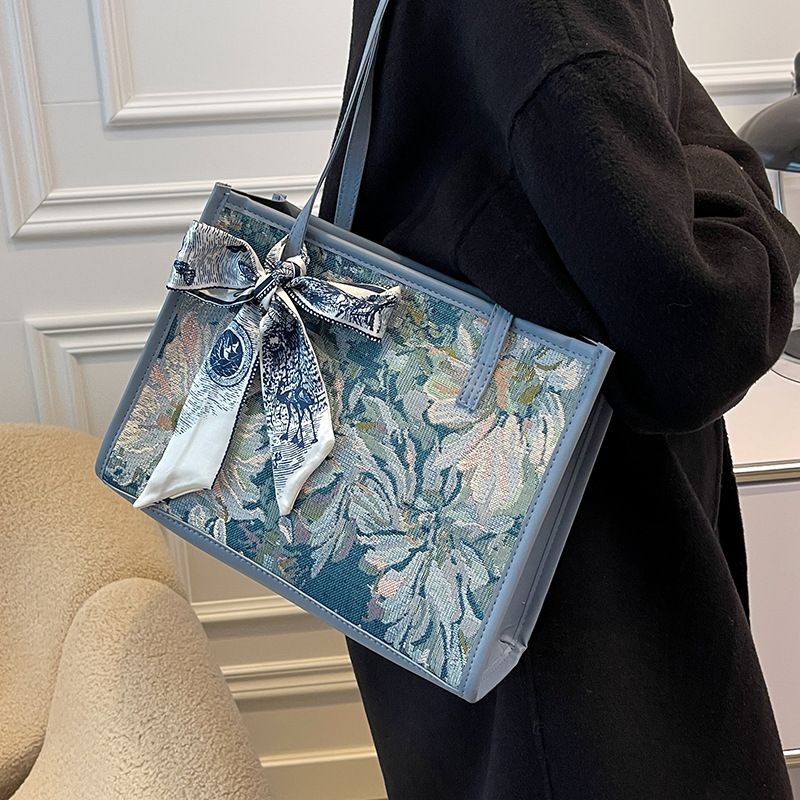 Premium Large Capacity Women's Bag Trendy Fashion Versatile Ins-style Shoulder Bag Underarm Bag French Commuter Tote Bag Handbag Shoulder Bag