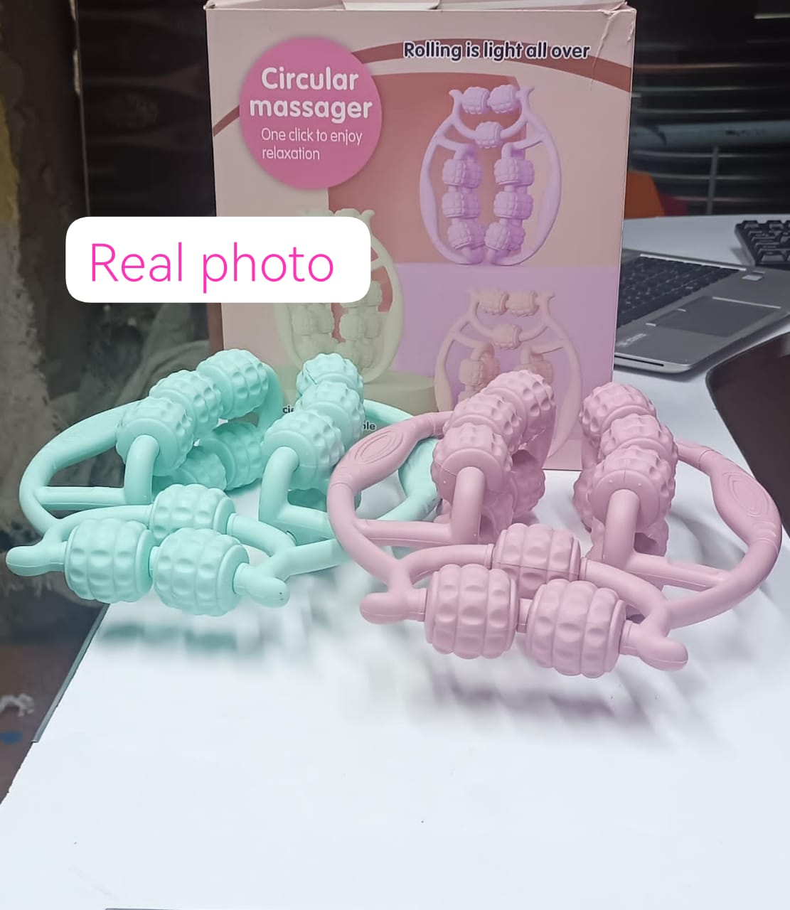 High quality 15 balls massager, Circular massager one click to enjoy relaxation, Efficient shaping safe and comfortable.